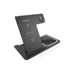 Aisens USBC 15W 3 in 1 wireless charger Compac