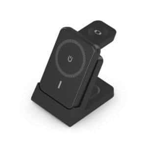 Aisens USBC 15W 4 in 1 wireless charger black