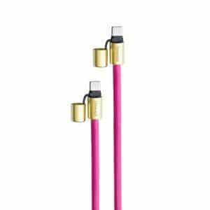 Intenso USB-C C Rope Cable 1 1.65 m Pink