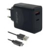 APPROX CARREGADOR 45W QC 1 X USB A + 1 X USB C + CABO