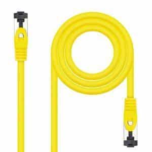 Nanocable Cable red Cat. 8.1 2GHZ SSTP Amarillo 1m