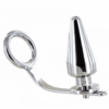 ANEL METÁLICO HARD COM PLUG Anal 45 X 50MM