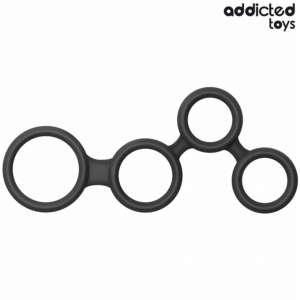 Addicted Toys - ENHANCED PENIS RING WITH TESTICLE DIVIDERS