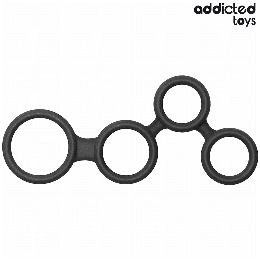 Addicted Toys - ENHANCED PENIS RING WITH TESTICLE DIVIDERS