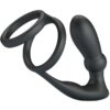 Pretty Love EMonI PENIS RING WITH Anal PLUG 12 SPEEDS