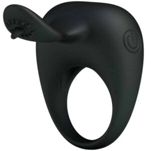 TONGUE STIMULATOR VIBRATING RING BY Pretty Love