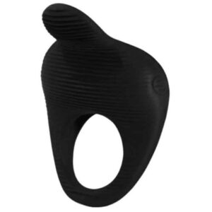 Black THIMBLE VIBRATOR RING BY Pretty Love