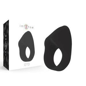 OTO Black VIBRATOR RING - RECHARGEABLE Intense
