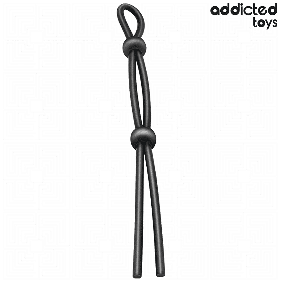 Addicted Toys Double Loop Penis Ring Silicone Cord