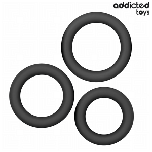 Addicted Toys Silicone Ring Set for Intense Stimulation
