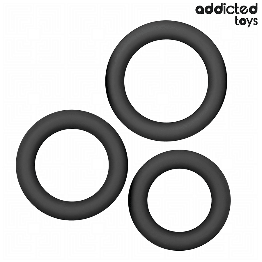 Addicted Toys Silicone Ring Set for Intense Stimulation