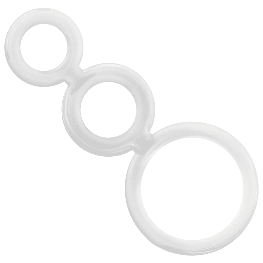 Addicted Toys Penis Ring Set Transparent