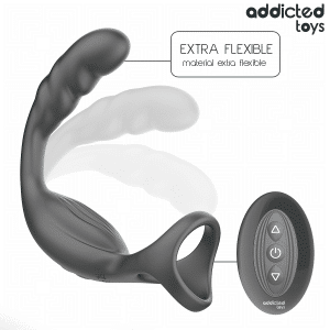 Addicted Toys Dual Prostate Ring with Remote
