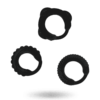 Addicted Toys Black Penis Ring Set
