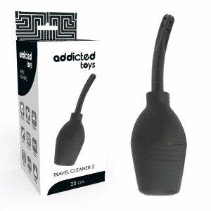 Addicted Toys SQUEEZE CLEAN Black Enema