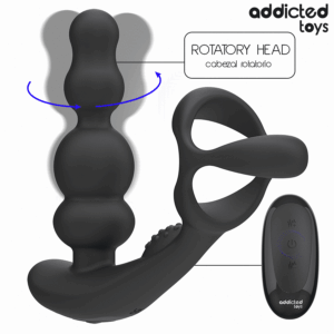Addicted Toys - MASSAGEADOR ROTATIVO DE PRÓSTATA COM ControlO REMOTO