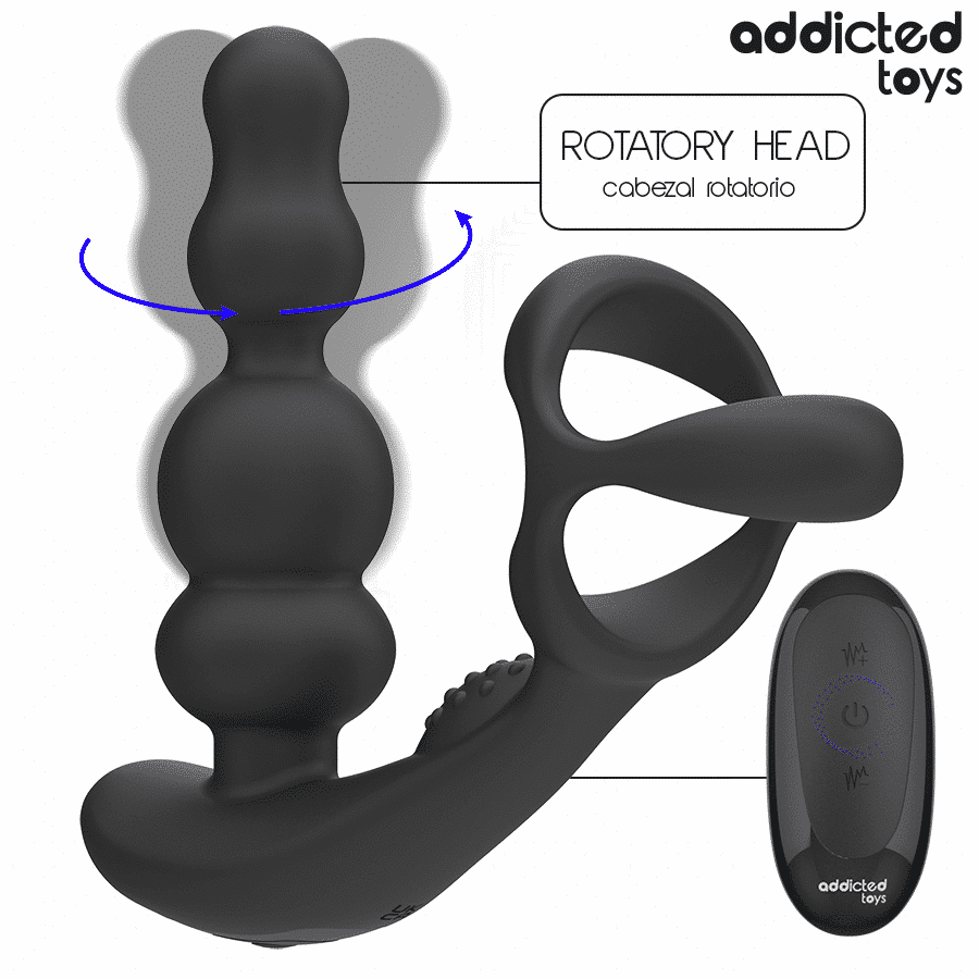 Addicted Toys - REMOTE ControlLED ROTATING PROSTATE MASSAGER