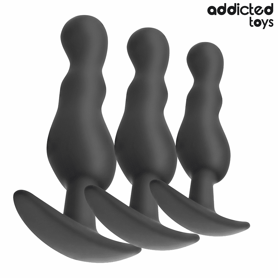 Addicted Toys Modelo 1 - Conjunto 3 Plugues Anais