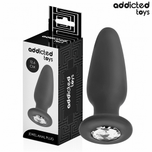 Addicted Toys - LARGE Anal PLUG WITH DECORATIVE JEWEL 12.6 CM