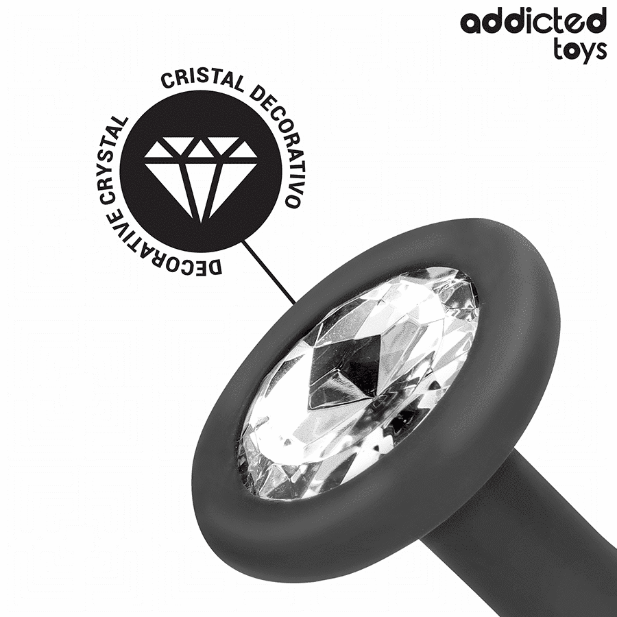 Addicted Toys - Plug Anal 3 Peças com Pedra Addicted Toys - Plug Anal 3 Peças com Pedra