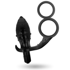 Addicted Toys - Double Ring Anal Plug for Enhanced Pleasure