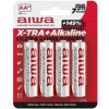 Aiwa - AA X-TRA ALKALINE BATTERIES LR6 BLISTER*4