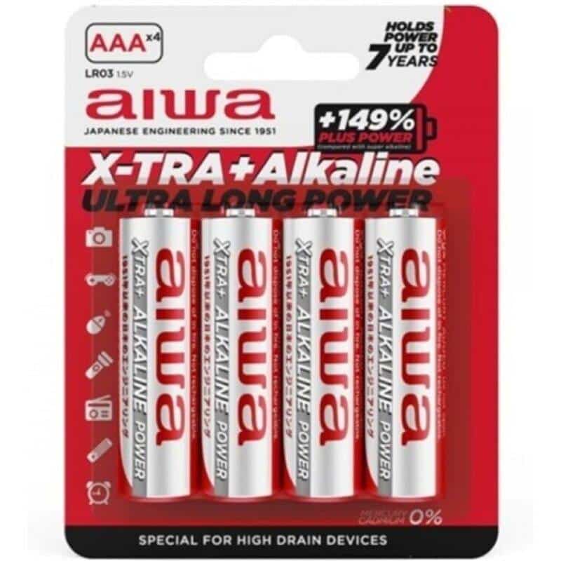 Aiwa AAA Alkaline Batteries X-TRA LR03