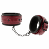 Vegan Leather Ankle Cuffs with Neoprene