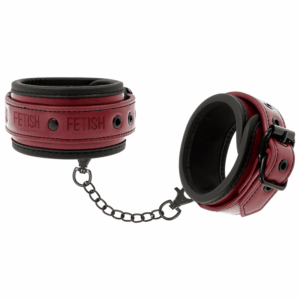 Vegan Leather Ankle Cuffs with Neoprene