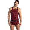 Anais Men M Tribal Print Soft Top