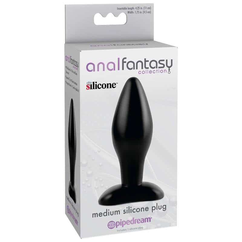 Anal Fantasy - MEDIUM-SIZED SILICONE Anal PLUG Anal Fantasy - MEDIUM-SIZED SILICONE Anal PLUG