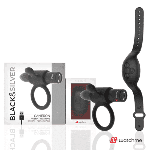 Cameron Black&SILVER Remote Control Ring
