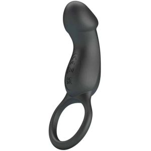 Black Vibrating Ring Stimulator