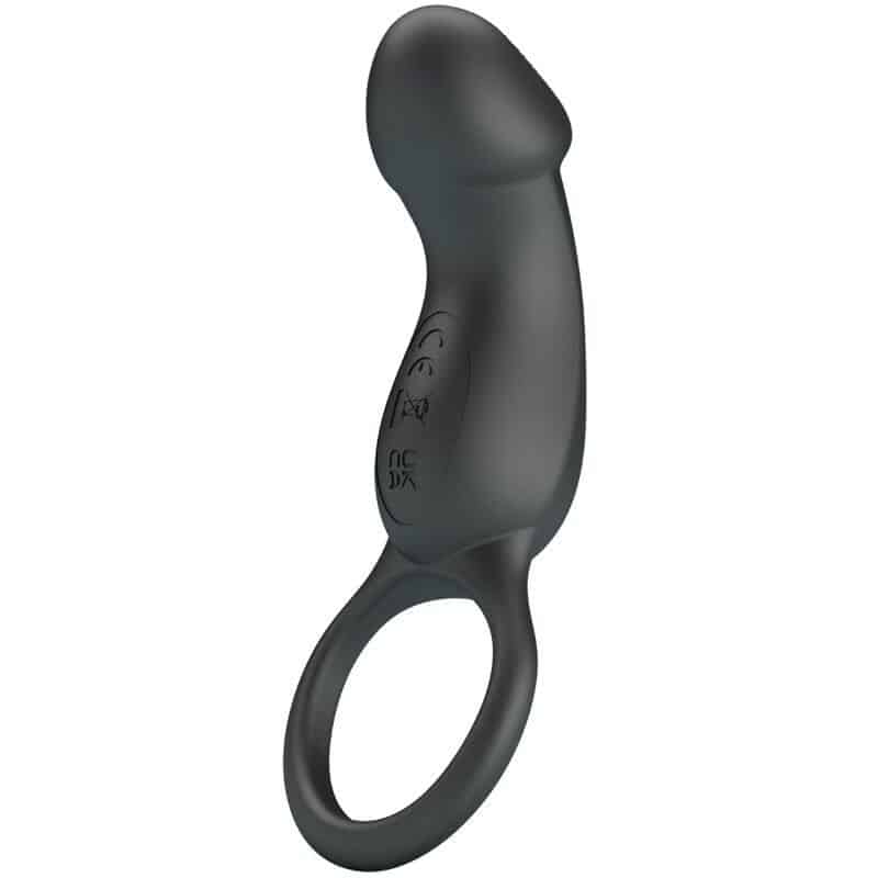 Black Vibrating Ring Stimulator