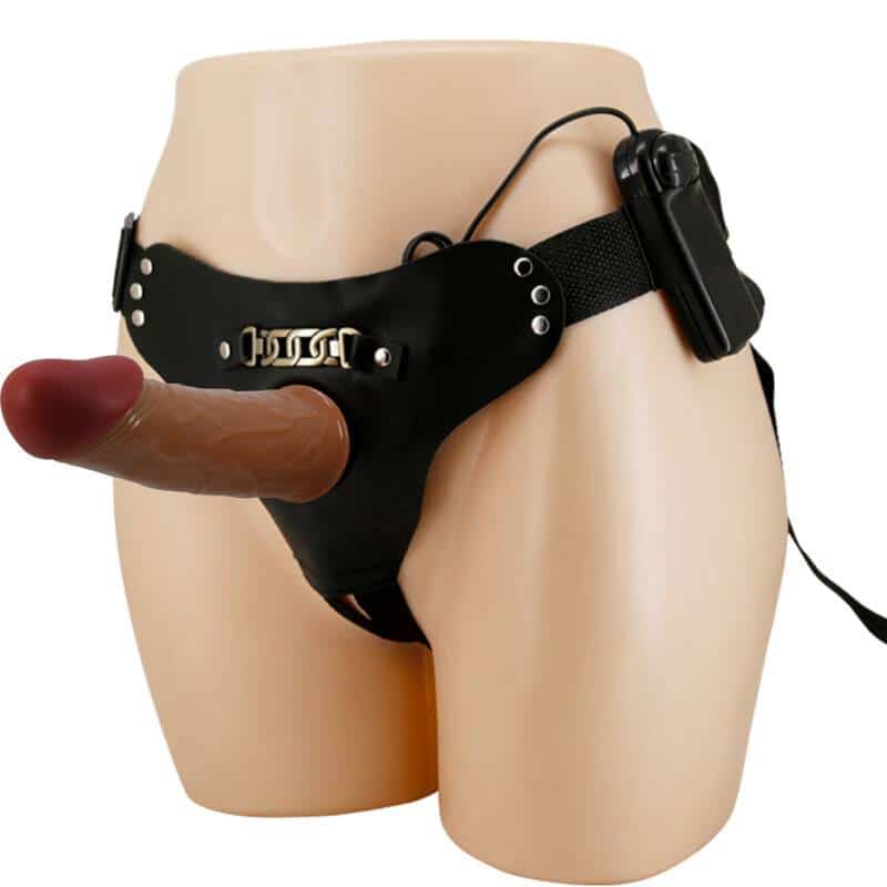 Starks Multi-Speed Vibrating Dildo Harness