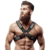 Mens Eco Leather Chest Harness