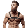 Men's Eco Leather Bulldog Chest Harness