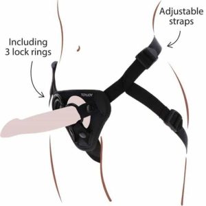 Black Strap-On Harness by Get Real