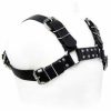 Black Bull Leather Body Harness