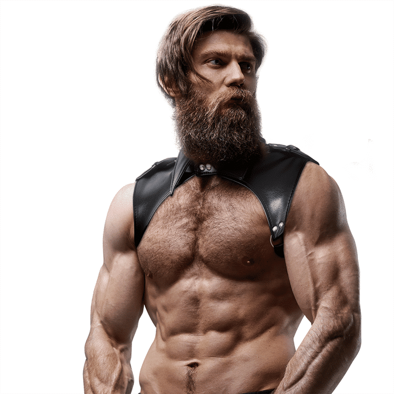 Men's Adjustable Leather Neck Strap Harness Men's Adjustable Leather Neck Strap Harness