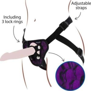 Cinto de Strap-On Morado Get Real