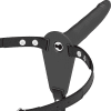 Black Silicone Vibrator Harness for Beginners