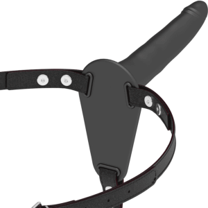 Black Silicone Bondage Harness for Beginners