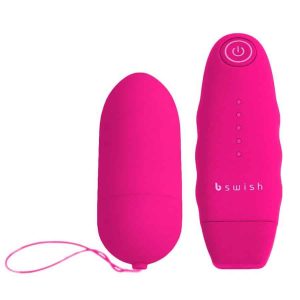 B Swish - REMOTE ControlLED BNAUGHTY UNLEASHED VIBRATOR IN Pink