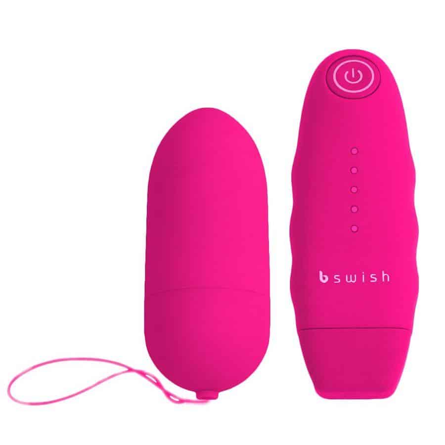 B Swish - REMOTE ControlLED BNAUGHTY UNLEASHED VIBRATOR IN Pink