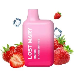 Lost Mary BM600 DISPOSABLE VAPER 2% NICOTINE STRAWBERRY FROST