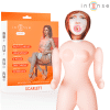BONECA INFLÁVEL SCARLETT - Intense Dolls COM TRÊS ORIFÍCIOS