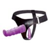 Baile - LILAC Harness FOR Anal AND VAGINAL PLEASURE WITH 2 DILDOS 17 CM