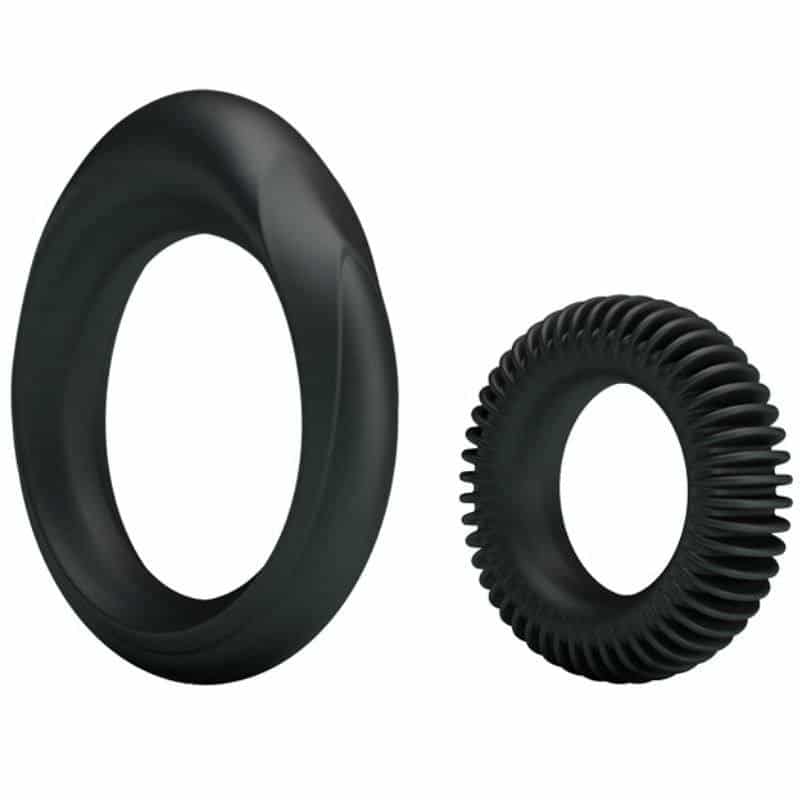 Baile - 2-Piece Silicone Rings Set for Enhanced Stamina Baile - 2-Piece Silicone Rings Set for Enhanced Stamina