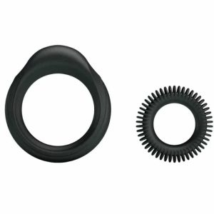 Baile - 2-Piece Silicone Rings Set for Enhanced Stamina
